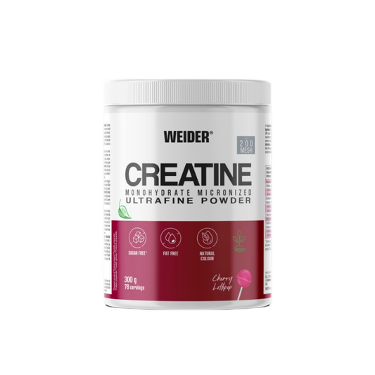 WEIDER CREATINE MONOHYDRATE MICRONIZED CHERRY LOLLIPOP - 300 GRAMS