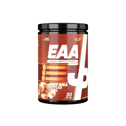 TRAINED BY JP EAA + HYDRATION FIZZY COLA BOTTLES - 300 GRAMS