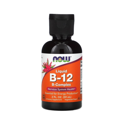 NOW FOODS VITAMIN B-12 LIQUID B-COMPLEX - 59 ML