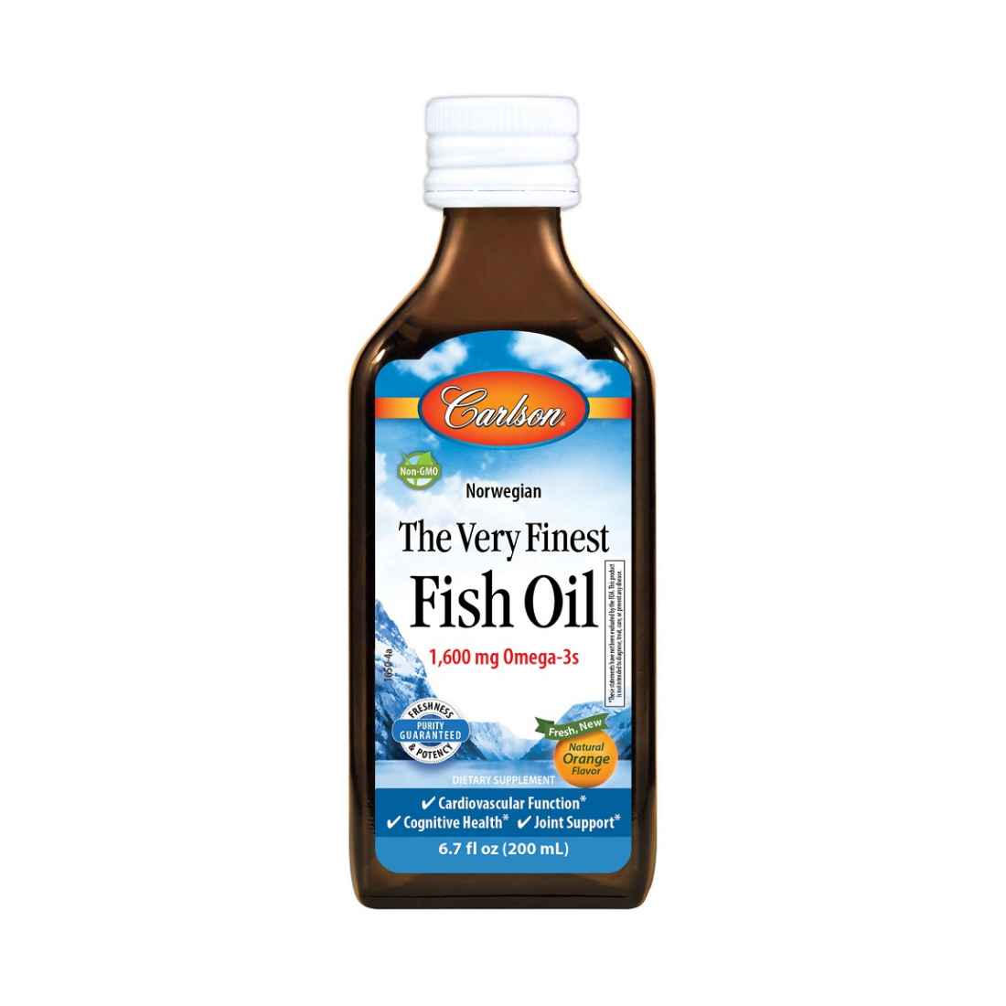 CARLSON LABS THE VERY FINEST FISH OIL NATURAL ORANGE - 200 ML