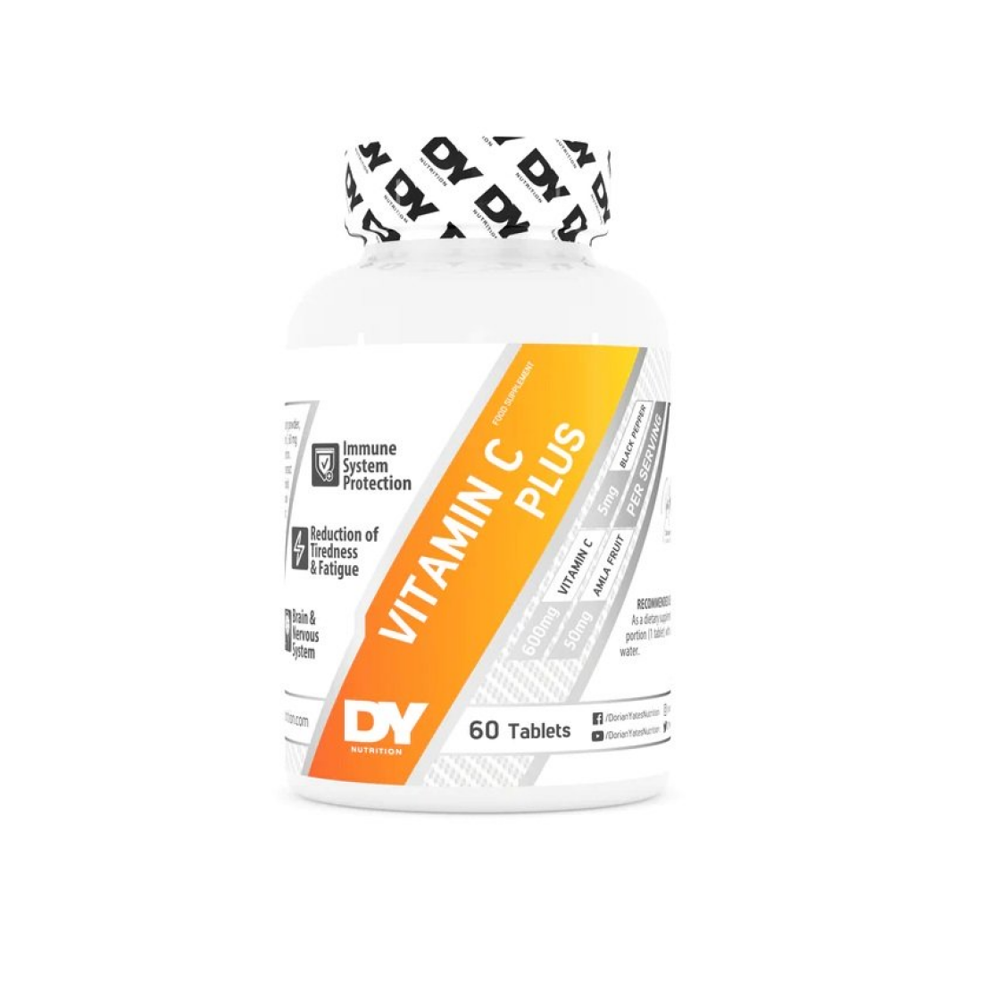 DORIAN YATES VITAMIN C+ - 60 TABLETS (EAN 5060763893115)