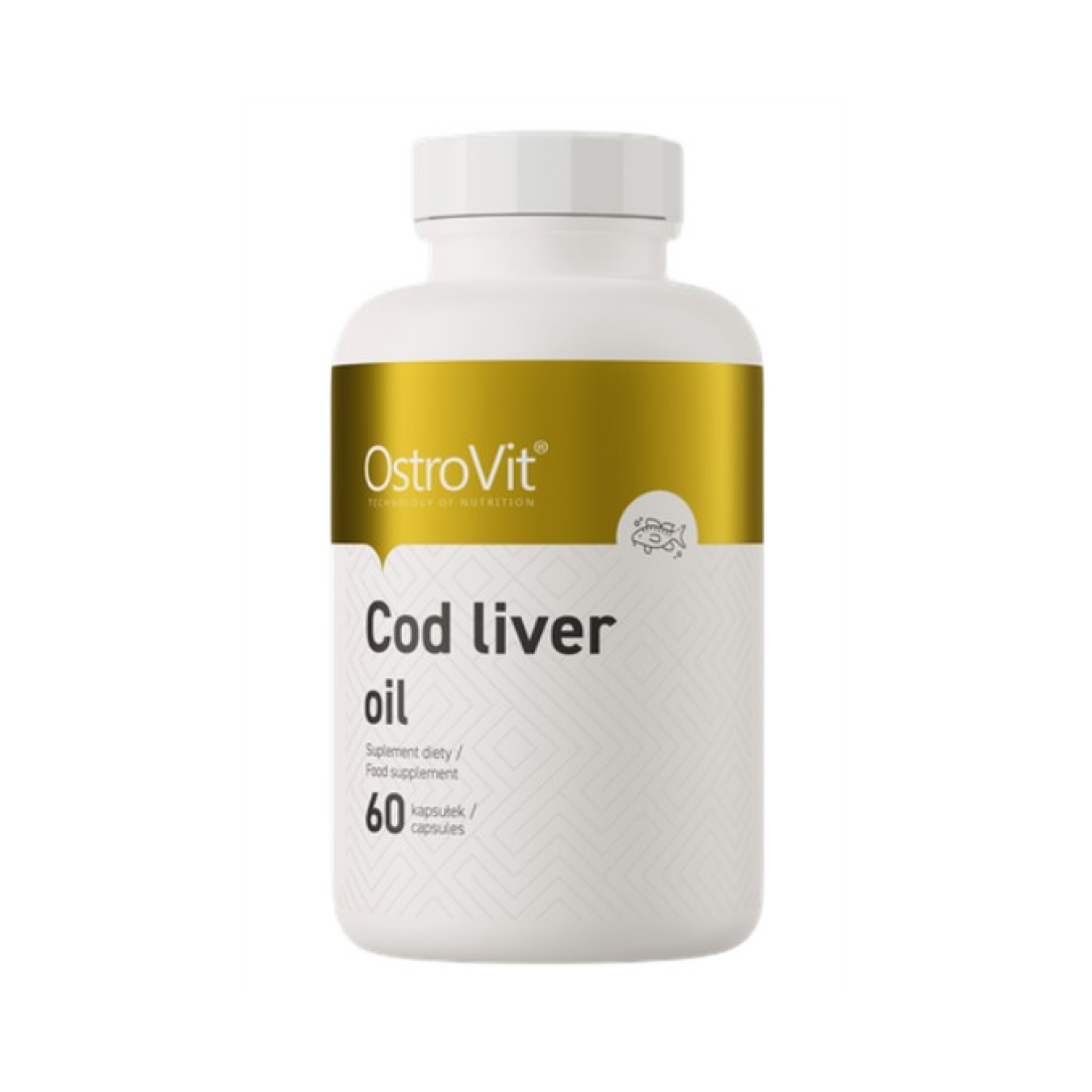 OSTROVIT COD LIVER OIL - 60 CAPS