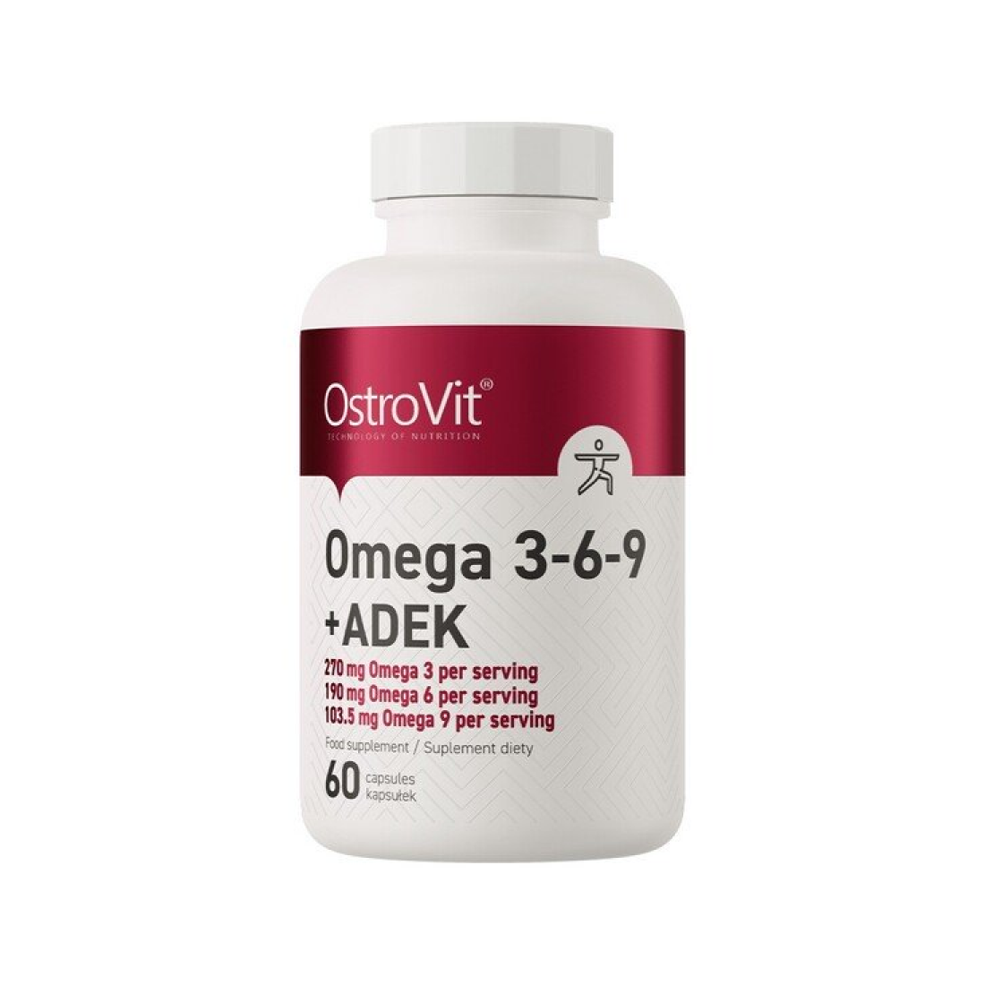 OSTROVIT OMEGA 3-6-9 + ADEK - 60 CAPS