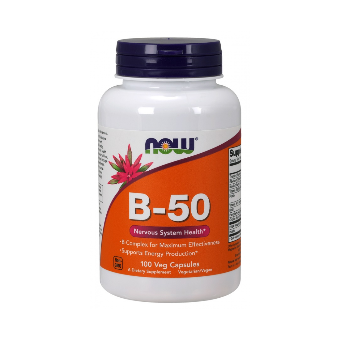 NOW FOODS VITAMIN B-50 - 100 VCAPS