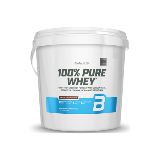 BIOTECHUSA 100% PURE WHEY CHOCOLATE - 4000 GRAMS