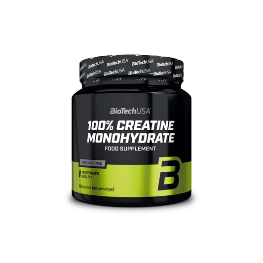 BIOTECHUSA 100% CREATINE MONOHYDRATE UNFLAVOURED - 300 GRAMS