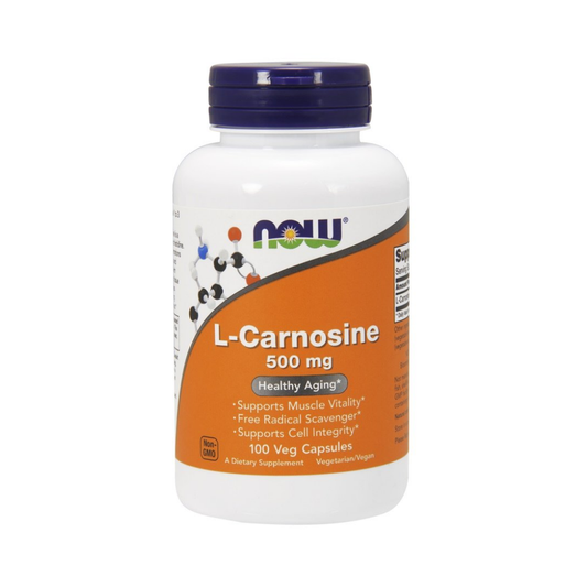 NOW FOODS L-CARNOSINE 500MG - 100 VCAPS