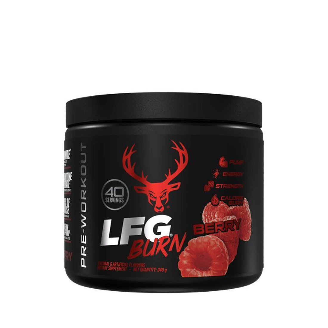 BUCKED UP LFG BURN BERRY - 240 GRAMS