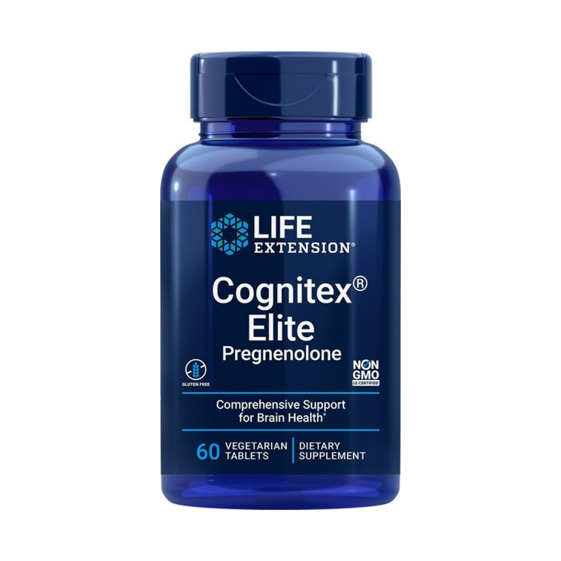 LIFE EXTENSION COGNITEX ELITE PREGNENOLONE - 60 VEGETERIAN TABS