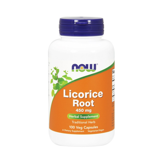 NOW FOODS LICORICE ROOT 450MG - 100 VCAPS