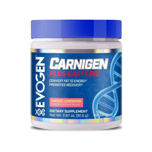 EVOGEN CARNIGEN PLUS CAFFEINE MANGO LEMONADE - 81 GRAMS