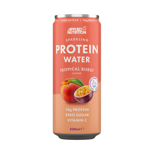 APPLIED NUTRITION SPARKLING PROTEIN WATER TROPICAL BURST - 12 X 330 ML