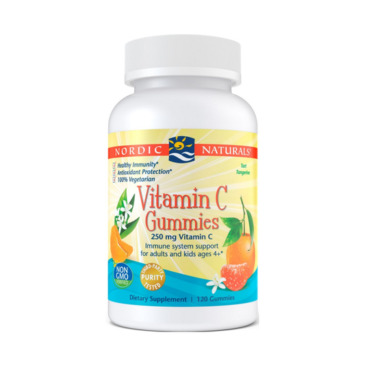 NORDIC NATURALS VITAMIN C GUMMIES 250MG TANGERINE - 120 GUMMIES