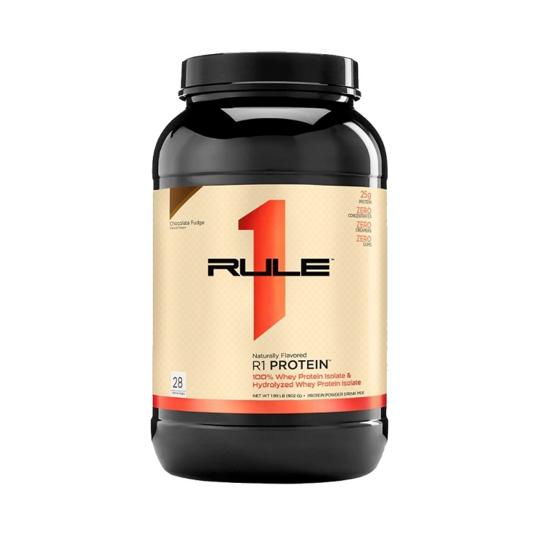 RULE ONE R1 PROTEIN NATURALLY FLAVORED CHOCOLATE FUDGE - 902 GRAMS