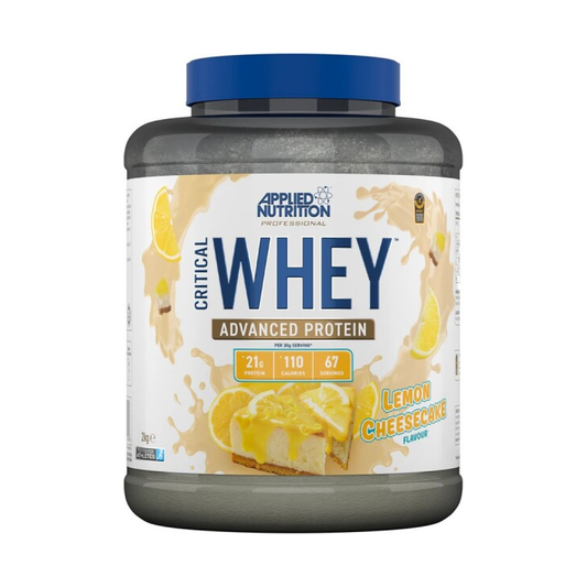 APPLIED NUTRITION CRITICAL WHEY LEMON CHEESECAKE - 2000 GRAMS