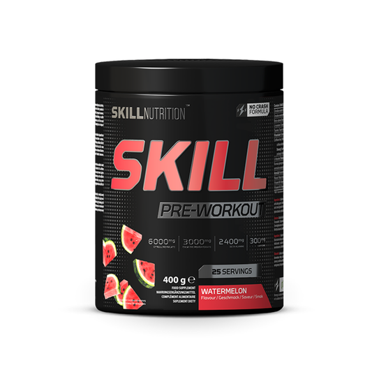 SKILL NUTRITION SKILL PRE-WORKOUT WATERMELON - 400 GRAMS