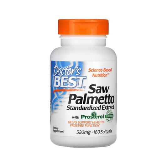 DOCTOR'S BEST SAW PALMETTO STANDARDIZED EXTRACT WITH PROSTEROL 320MG - 180 SOFTGELS