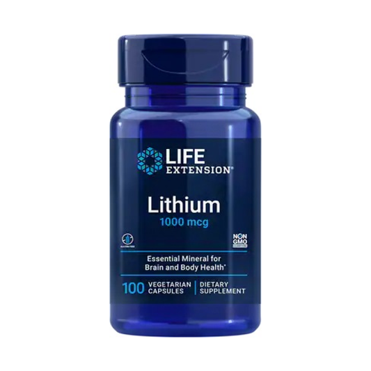 LIFE EXTENSION LITHIUM 1000MCG - 100 VCAPS