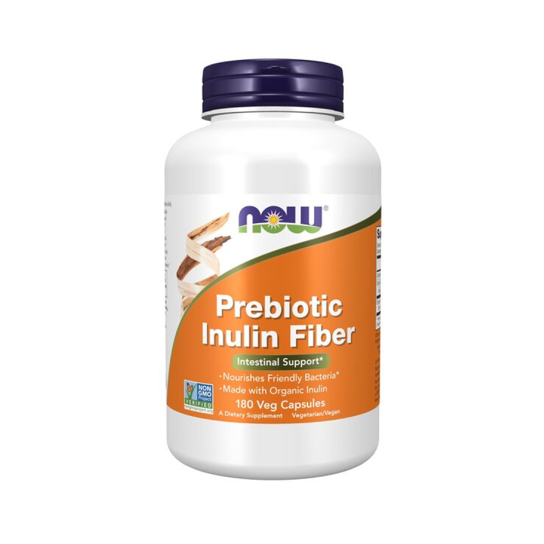 NOW FOODS PREBIOTIC INULIN FIBER - 180 VCAPS