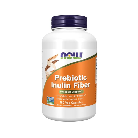 NOW FOODS PREBIOTIC INULIN FIBER - 180 VCAPS
