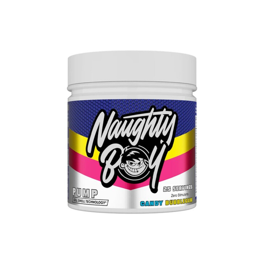 NAUGHTY BOY PUMP CANDY BUBBLEGUM - 400 GRAMS