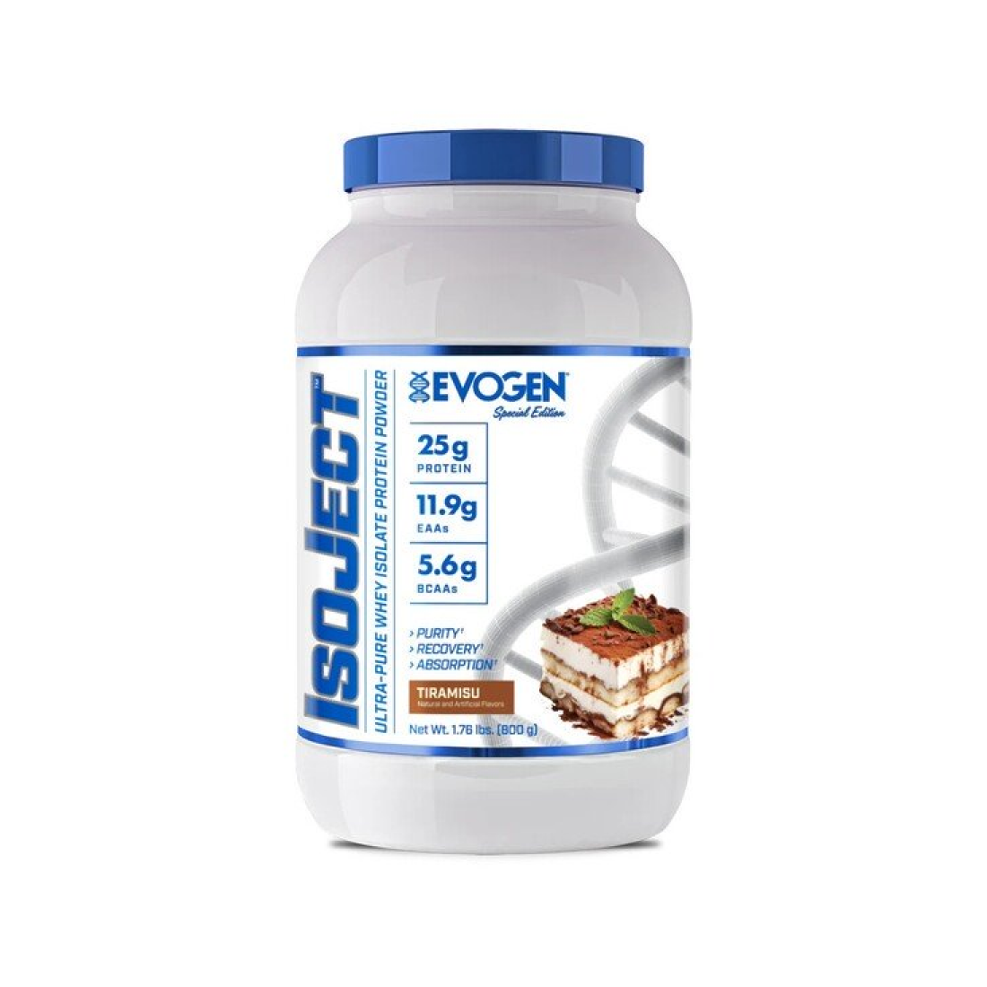 EVOGEN ISOJECT TIRAMISU (EAN 810121056738) - 800 GRAMS
