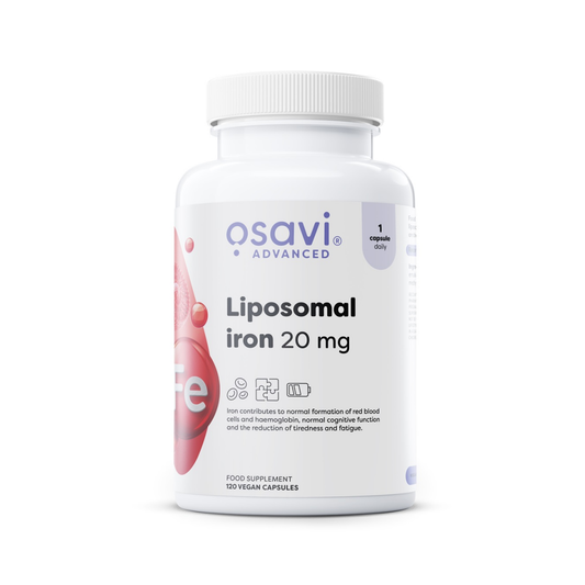 OSAVI LIPOSOMAL IRON 20MG - 120 VEGAN CAPS