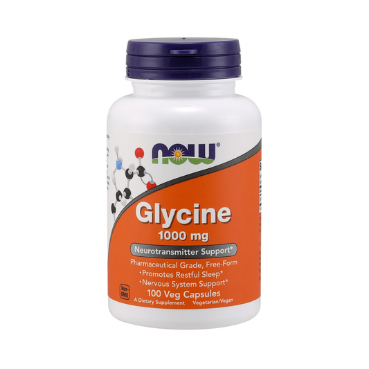NOW FOODS GLYCINE 1000MG - 100 VCAPS