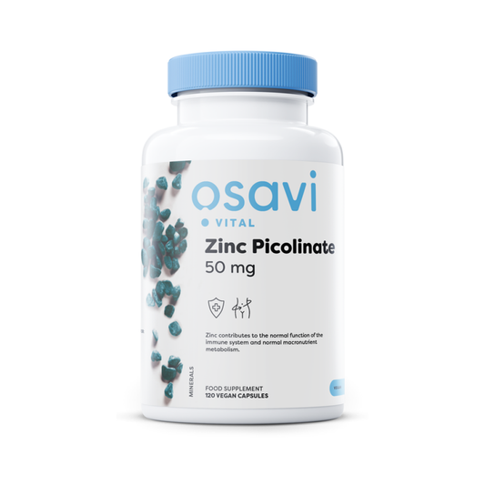 OSAVI ZINC PICOLINATE 50MG - 120 VEGAN CAPS