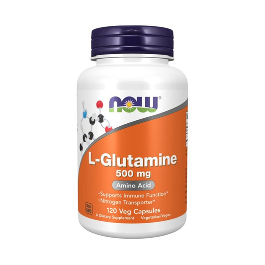 NOW FOODS L-GLUTAMINE 500MG - 120 VCAPS