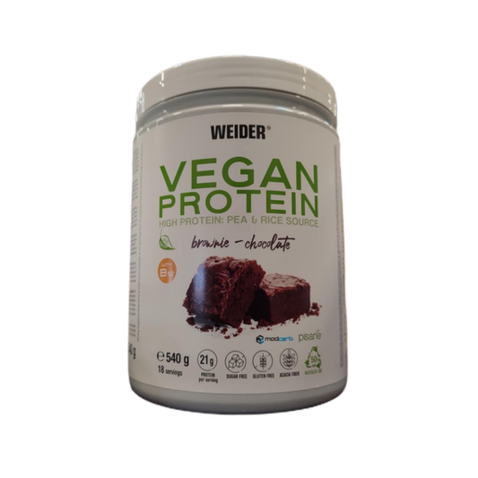 WEIDER VEGAN PROTEIN BROWNIE CHOCOLATE - 540 GRAMS