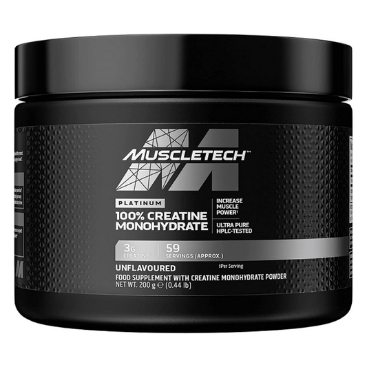 MUSCLETECH PLATINUM 100% CREATINE MONOHYDRATE - 200 GRAMS