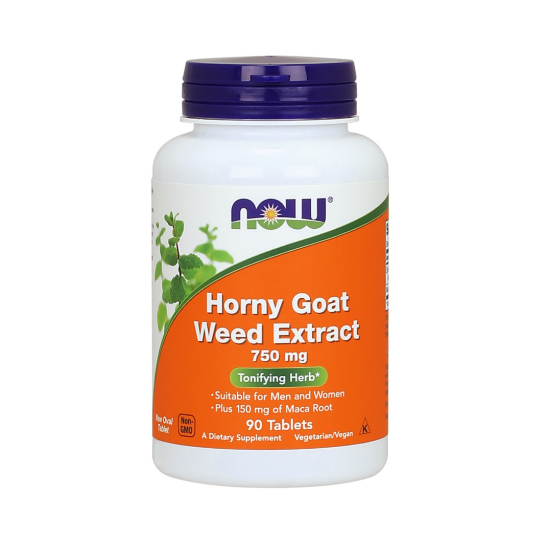 NOW FOODS HORNY GOAT WEED EXTRACT 750MG - 90 TABLETS