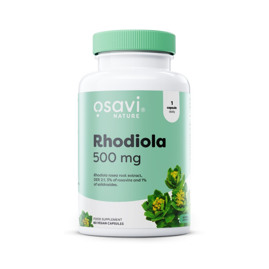 OSAVI RHODIOLA 500MG - 60 VEGAN CAPS