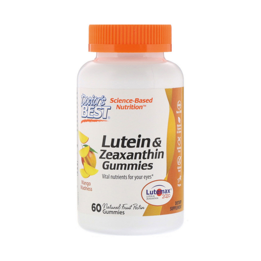 DOCTOR'S BEST LUTEIN & ZEAXANTHIN MANGO MADNESS - 60 GUMMIES
