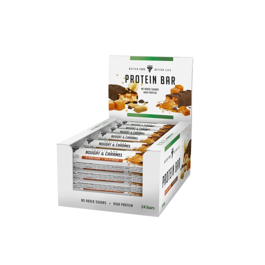 TREC NUTRITION PROTEIN BAR NOUGAT & CARAMEL - 24 X 46G
