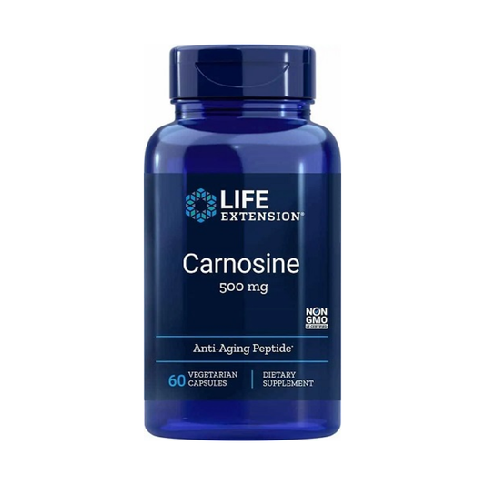 LIFE EXTENSION CARNOSINE 500MG - 60 VCAPS