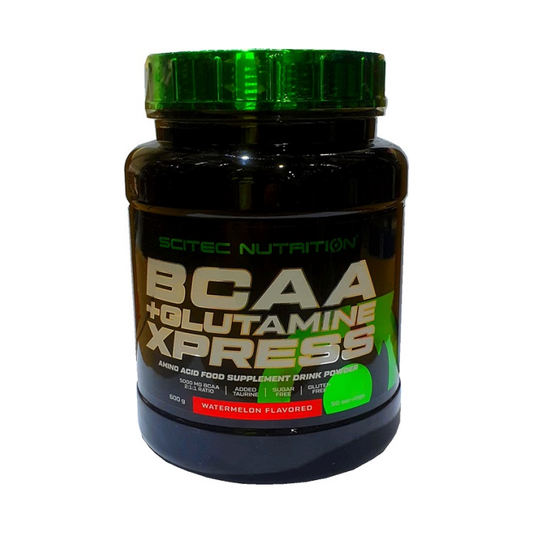 SCITEC BCAA + GLUTAMINE XPRESS WATERMELON - 600 GRAMS