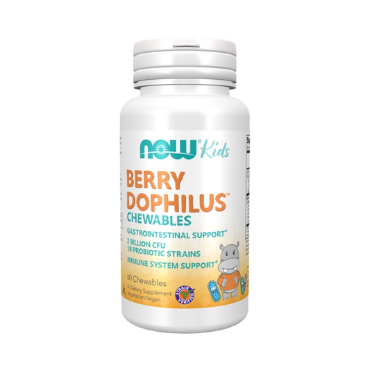 NOW FOODS BERRYDOPHILUS KIDS CHEWABLES - 60 CHEWABLES