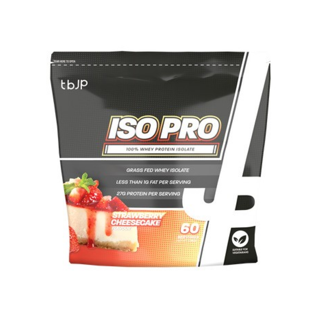 TRAINED BY JP ISO PRO STRAWBERRY CHEESECAKE - 1800 GRAMS