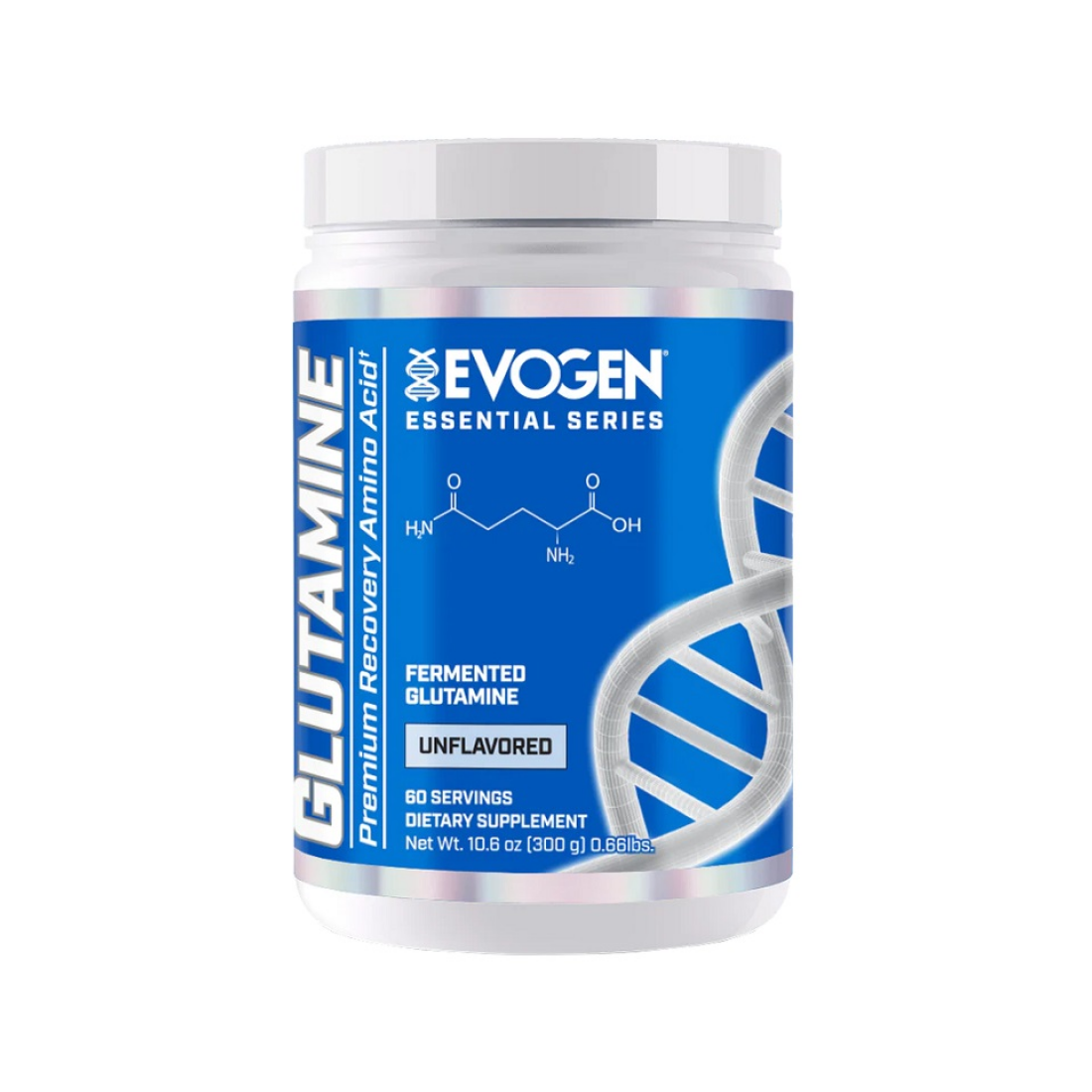 EVOGEN GLUTAMINE UNFLAVORED - 300 GRAMS