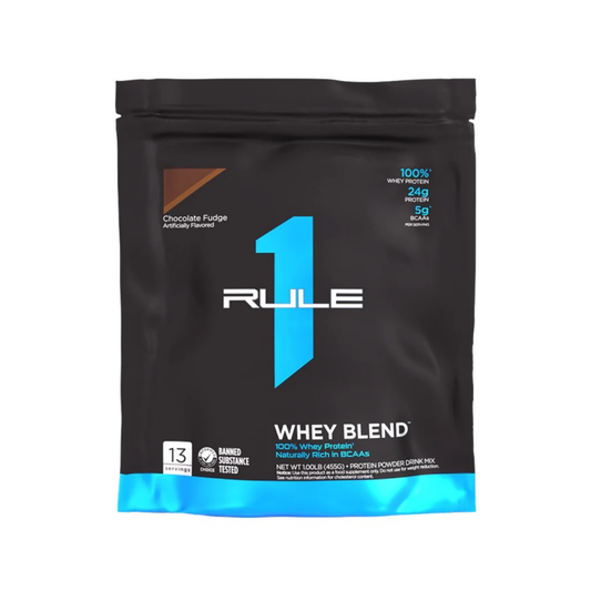 RULE ONE R1 WHEY BLEND CHOCOLATE FUDGE - 455 GRAMS