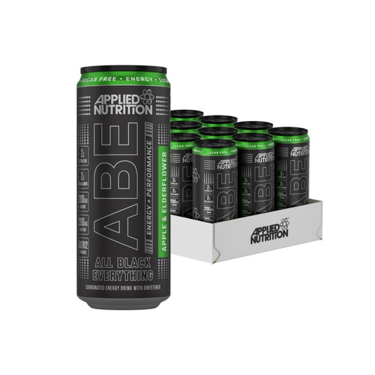 APPLIED NUTRITION ABE ENERGY + PERFORMANCE CANS APPLE & ELDERFLOWER - 12 X 330 ML