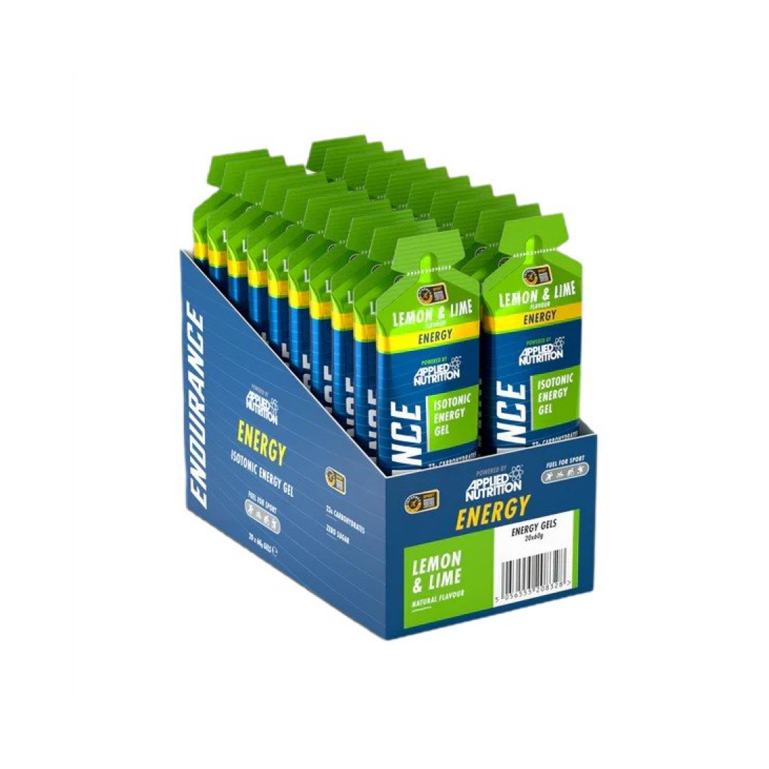 APPLIED NUTRITION ENDURANCE ENERGY ISOTONIC ENERGY GEL LEMON & LIME - 20 X 60G