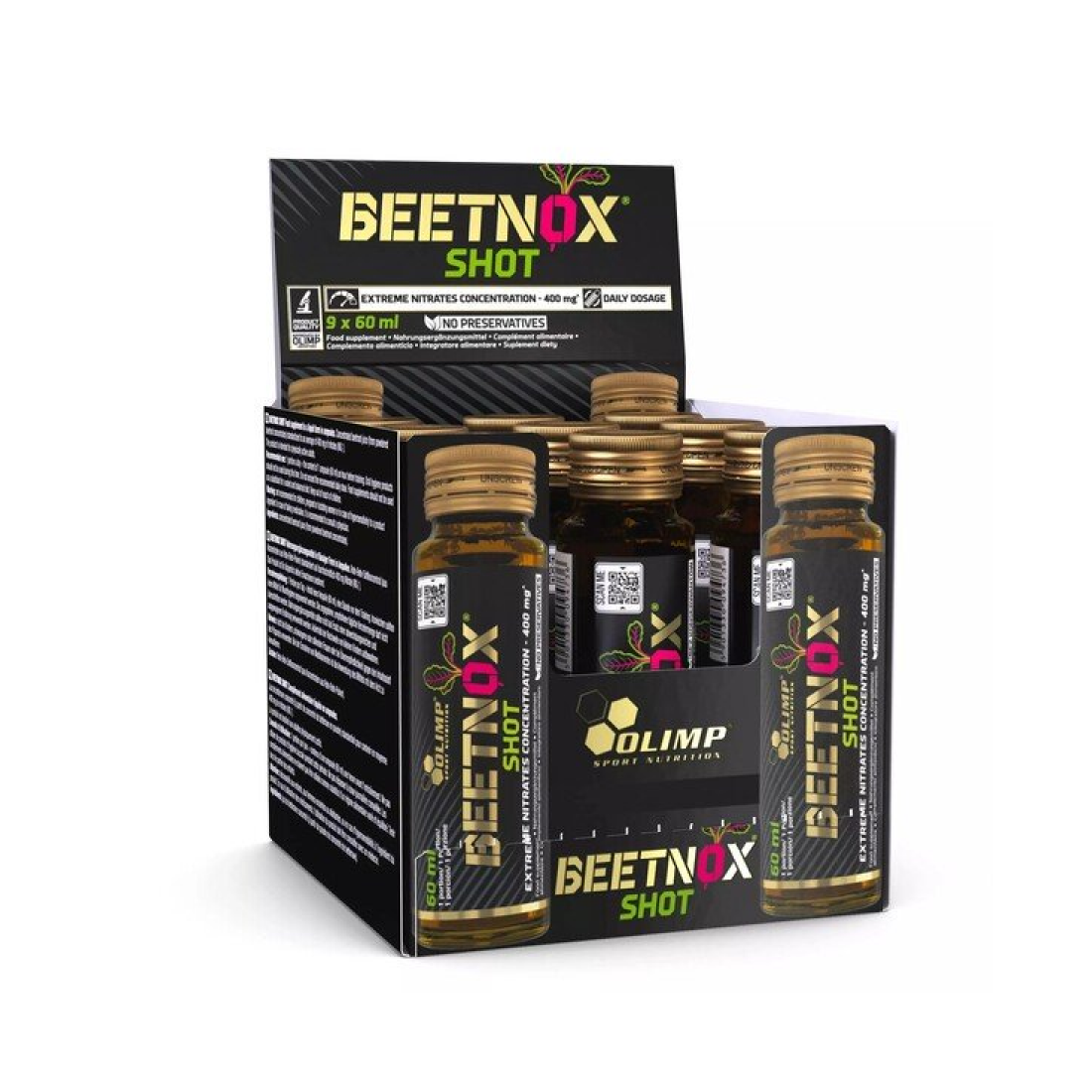 OLIMP NUTRITION BEETNOX SHOT - 9 X 60 ML