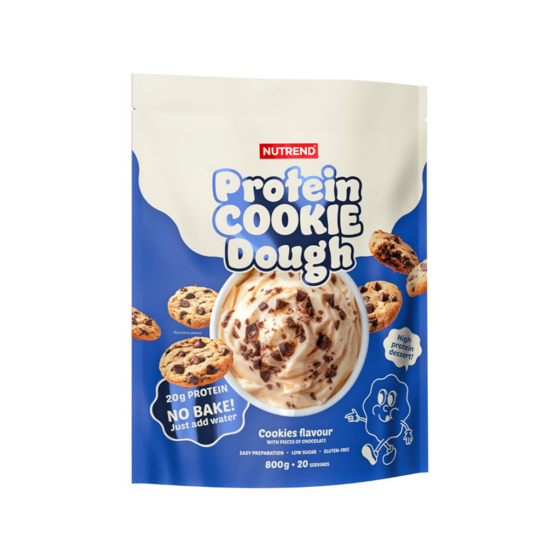 NUTREND PROTEIN COOKIE DOUGH COOKIES - 800 GRAMS