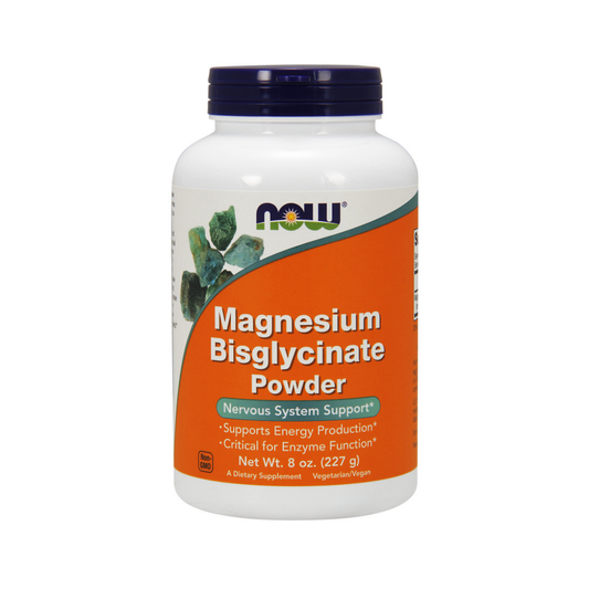 NOW FOODS MAGNESIUM BISGLYCINATE POWDER - 227 GRAMS