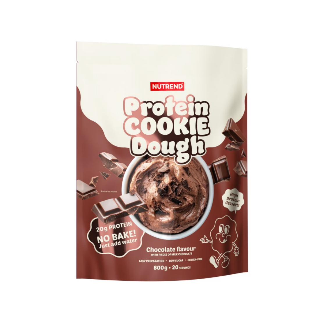 NUTREND PROTEIN COOKIE DOUGH CHOCOLATE - 800 GRAMS