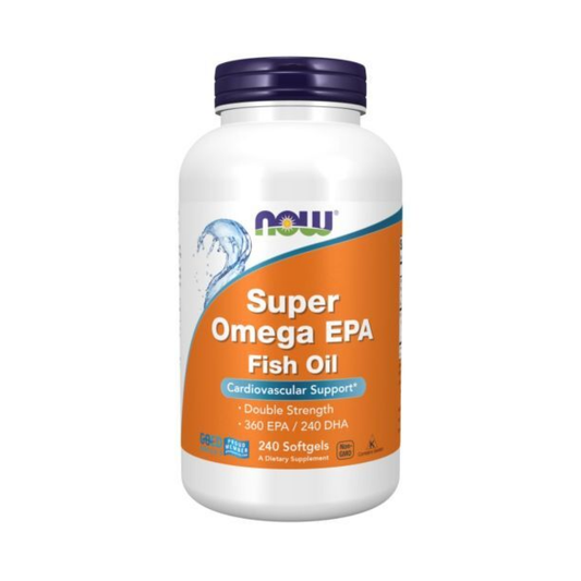 NOW FOODS SUPER OMEGA EPA MOLECULARLY DISTILLED - 240 SOFTGELS