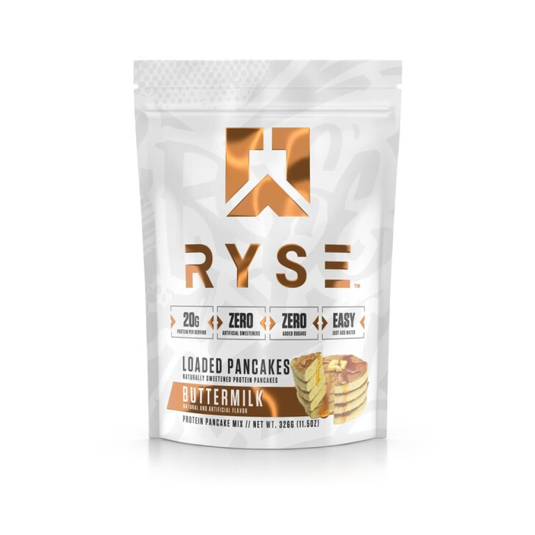 RYSE LOADED PROTEIN PANCAKES BUTTERMILK - 326 GRAMS